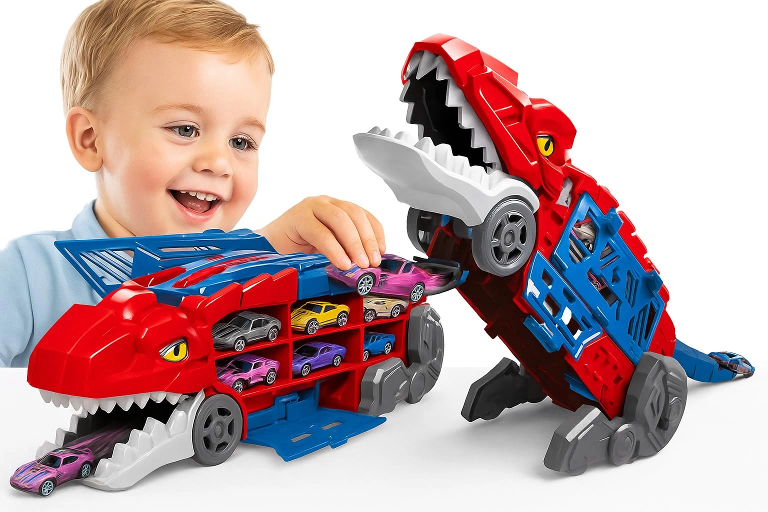 RAMNATH IMPEX Container Truck Toy - 1:64 6pcs