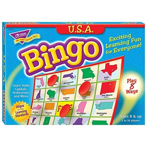 Trend Enterprises U.S.A. Bingo Game - Ages 8+ 36 piece(s)