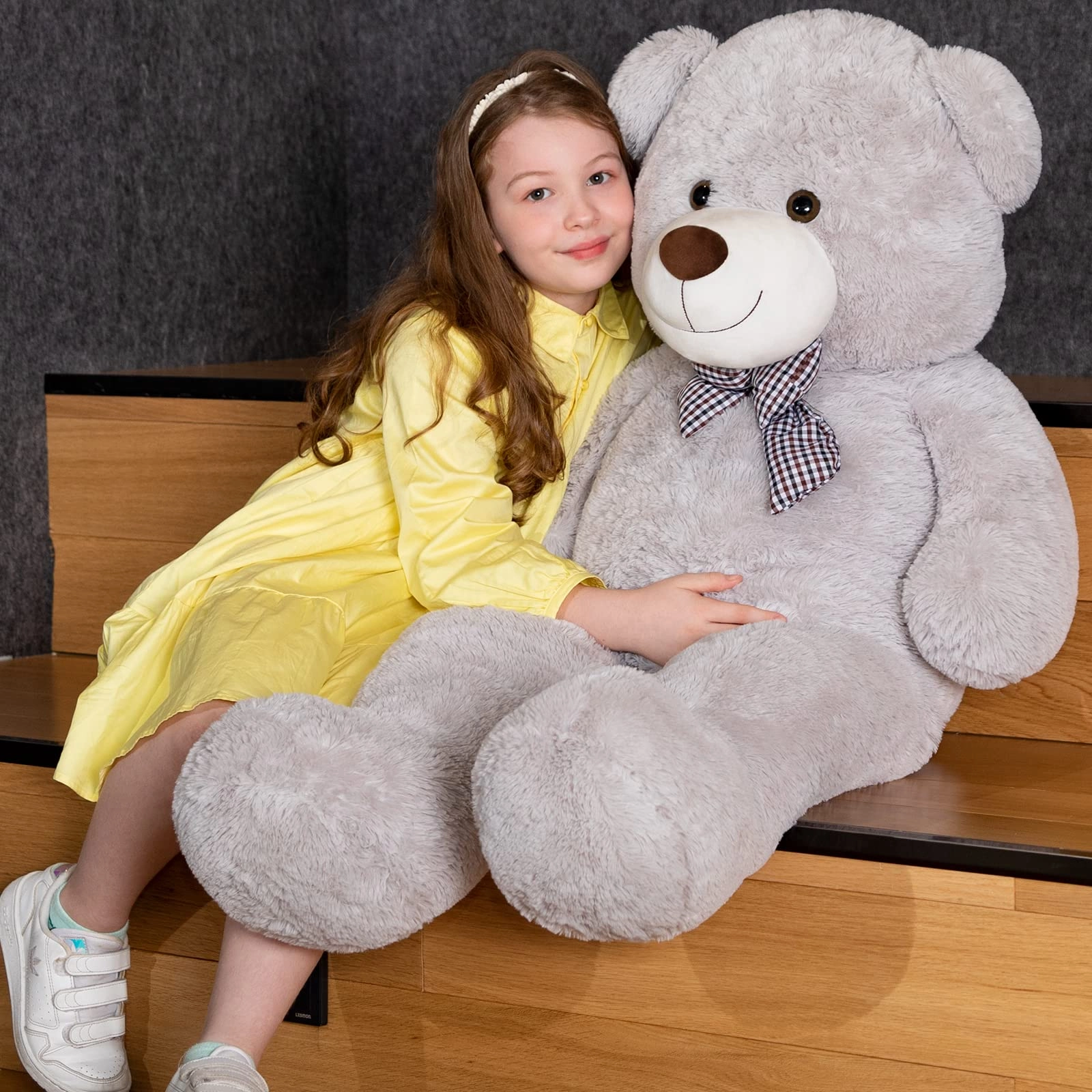 Teddy Bear - 39 inches Gray