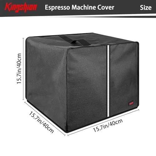 Espresso Machine Cover - Dark Grey Polyester
