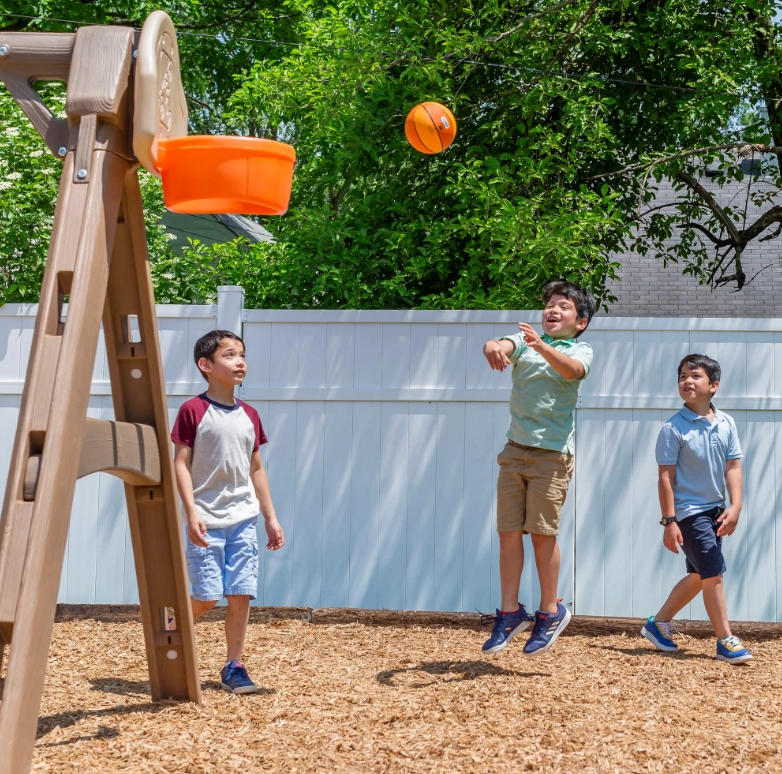 Adventure Lodge Play Center - Brown with Glider