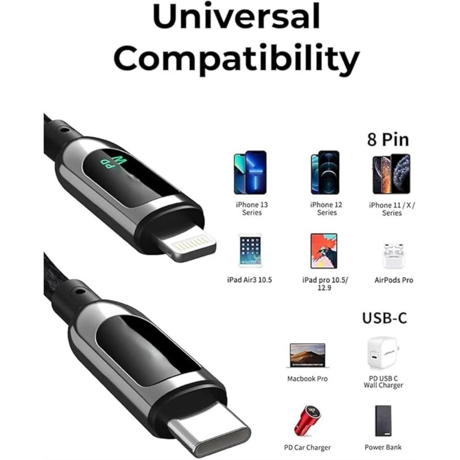USB-C To Lightning Cable - 1.2m USB-C Lightning