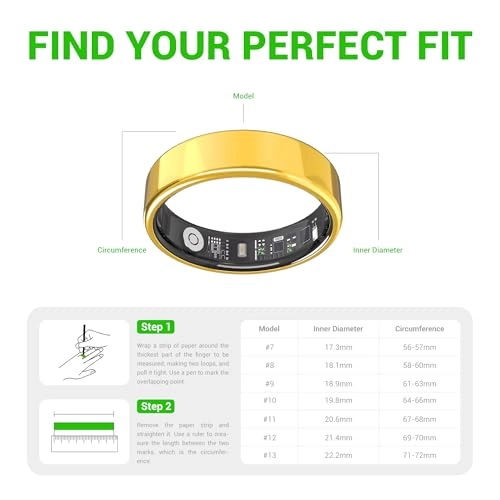 Smart Ring - Gold 11 IP67