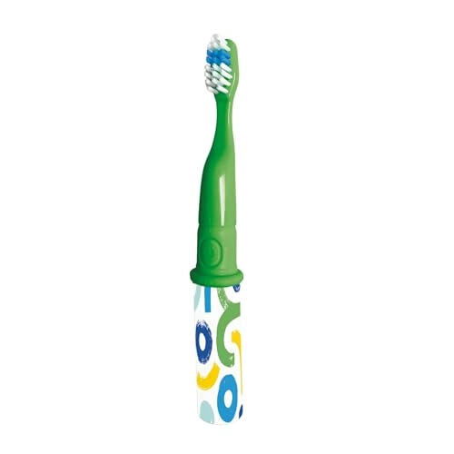 Family Sonic Toothbrush - Battery-Powered Replaceable Green