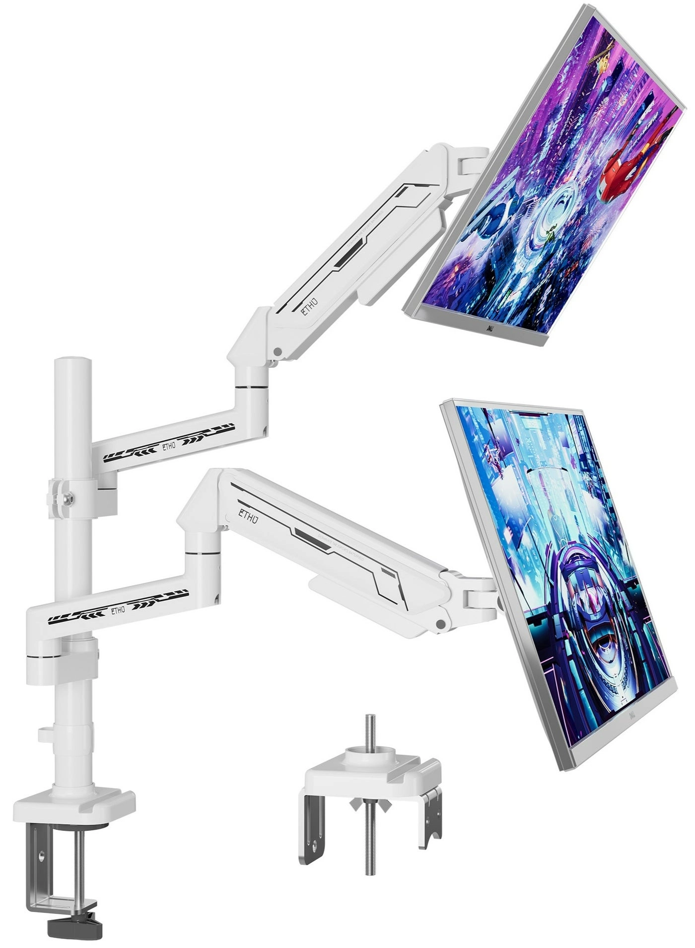 Dual Monitor Arm - Dual 13-32 Inch 75x75/100x100mm