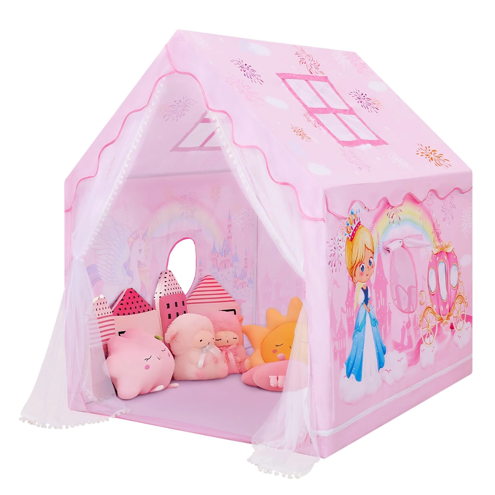 decalsweet Princess Castle Kids Tent