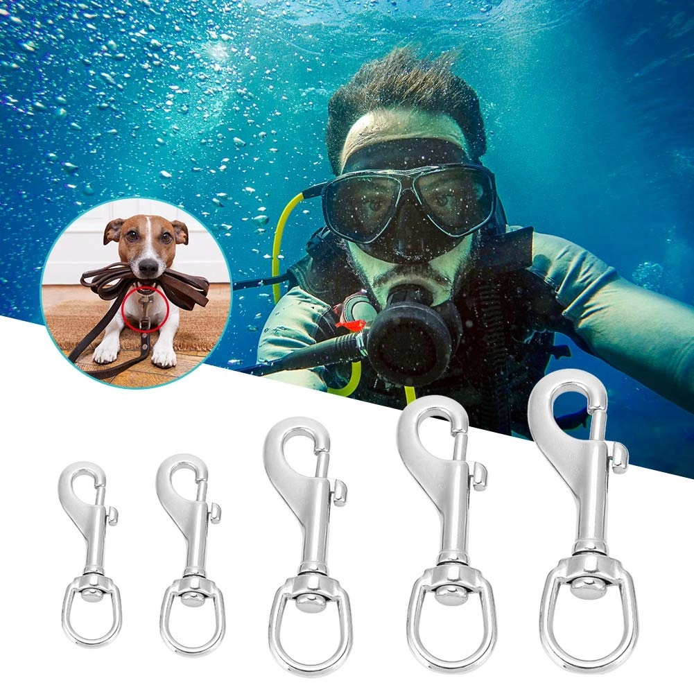 Sorandy Wear-Resistant 316 Stainless Steel Diving Hook - 92mm Silver