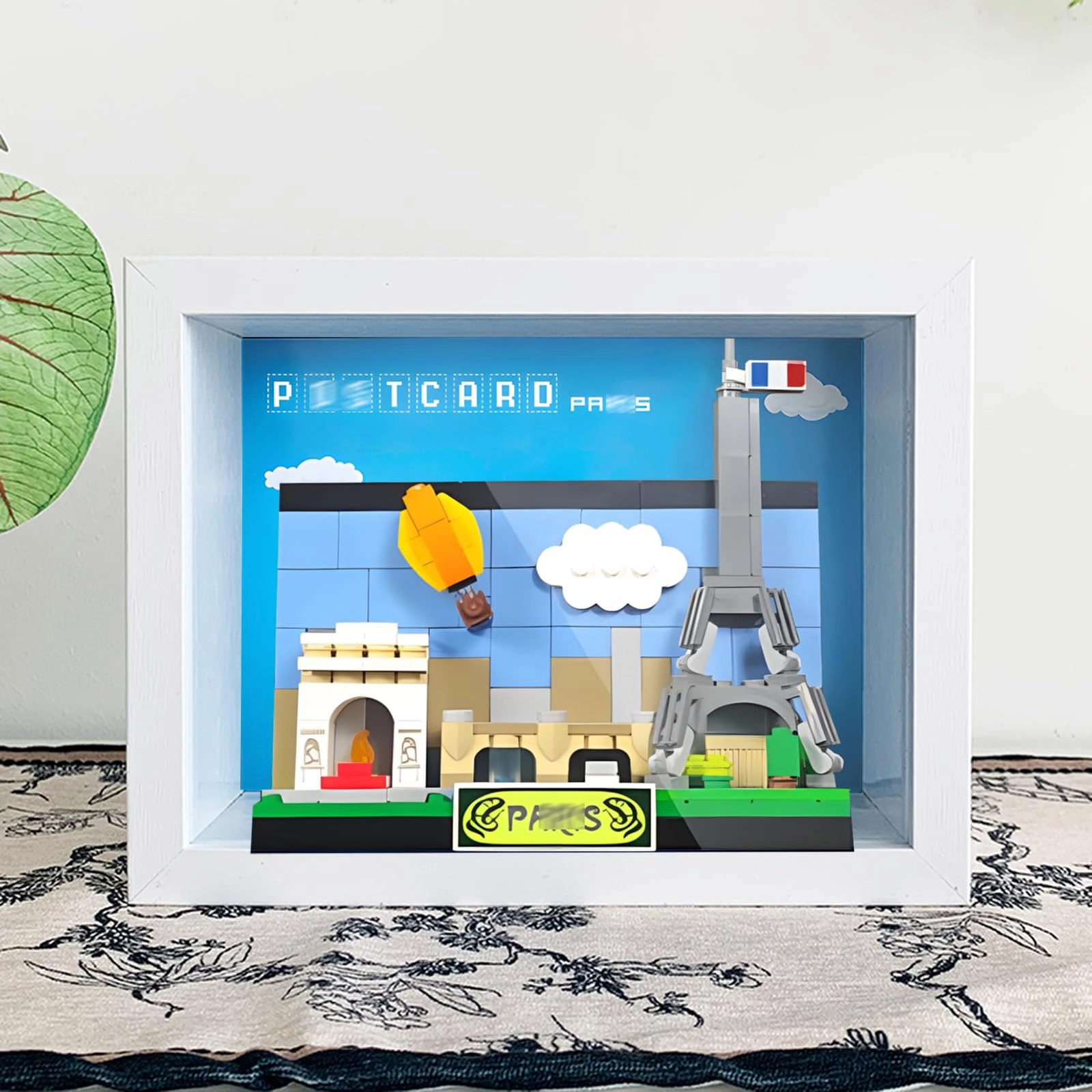 Hook Bracket for Model Display - Wall-Mountable White