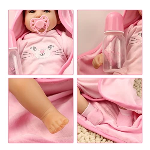 Reborn Baby Doll - 16 inch Vinyl Silicone Ages 3+