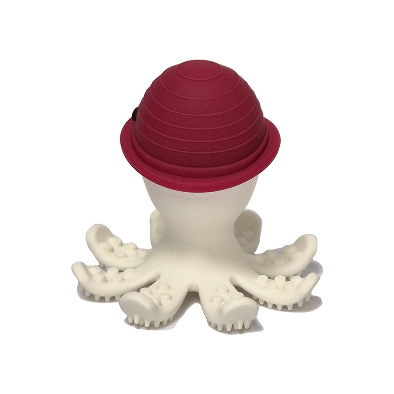 Ollie Octopus - Chimney Red BPA-free