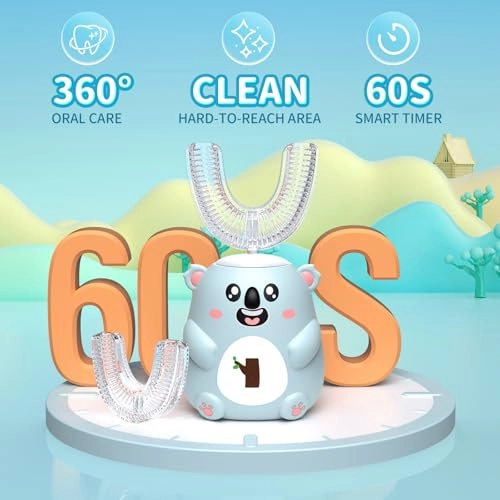 U-Shaped Sonic Electric Toothbrush - 360° 6 Modes IPX7 Waterproof