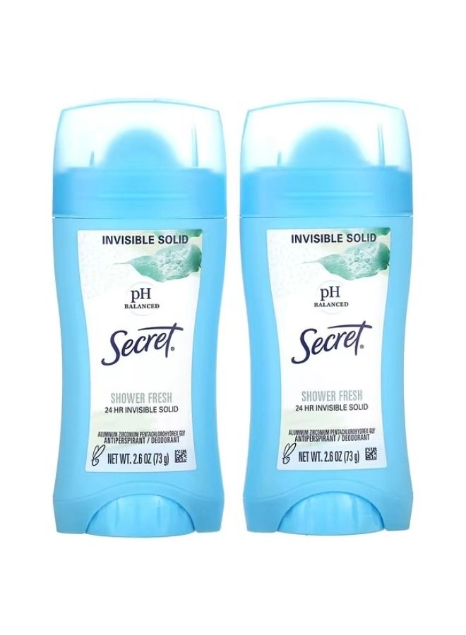 pH Balanced Antiperspirant/Deodorant - Shower Fresh 73 g Twin Pack