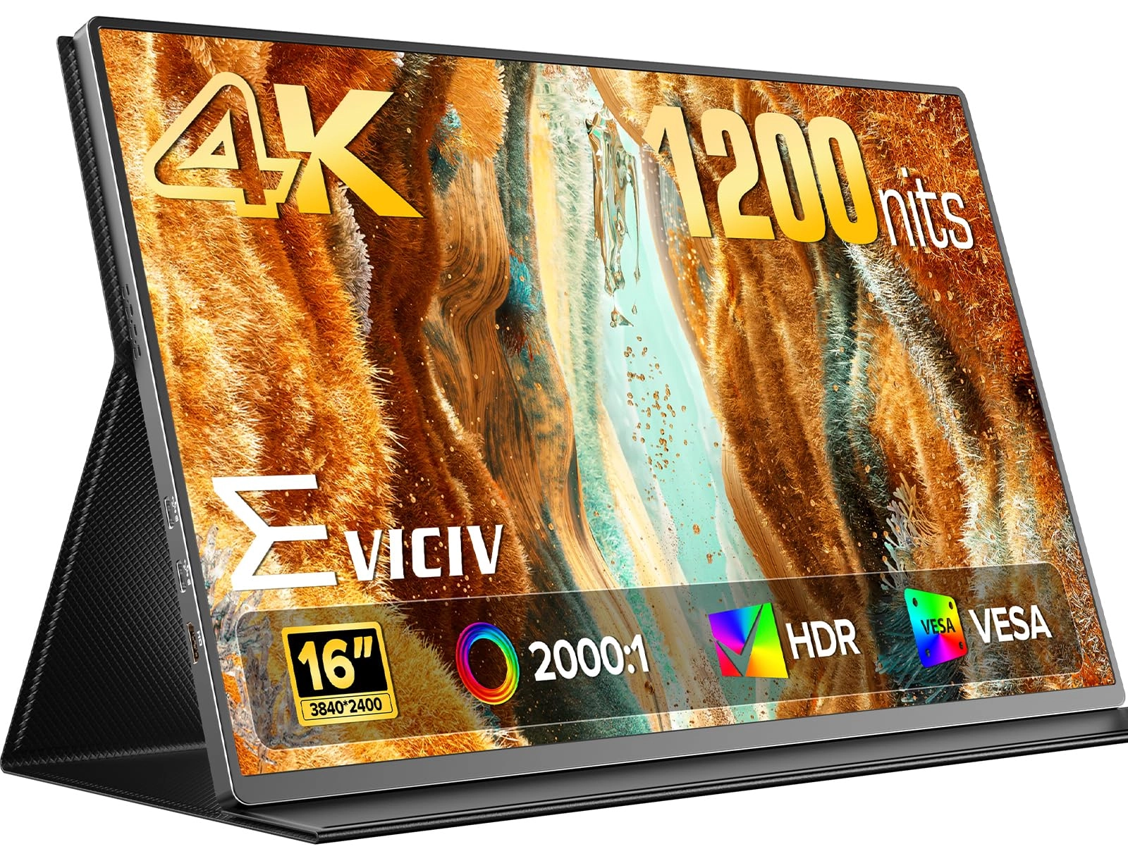 EVICIV Portable Monitor - B0FWJF9MTN 16 Inches 3840 x 2400 Pixels