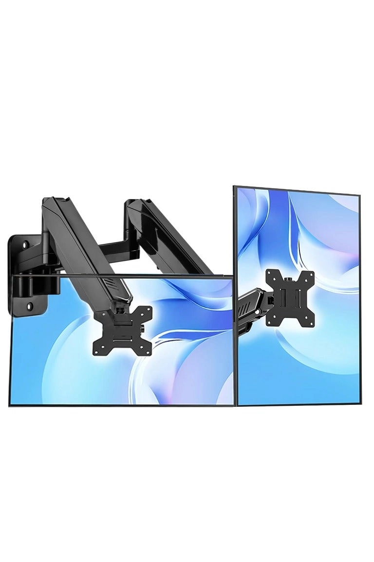 XICEN Dual Monitor Wall Mount - 2 arms 27 inch 100x100mm