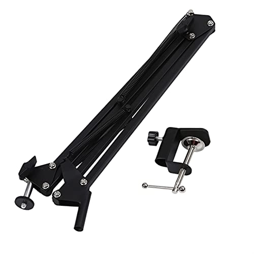 Mic Stand - Extendable Scissor Arm Table Mounting Clamp