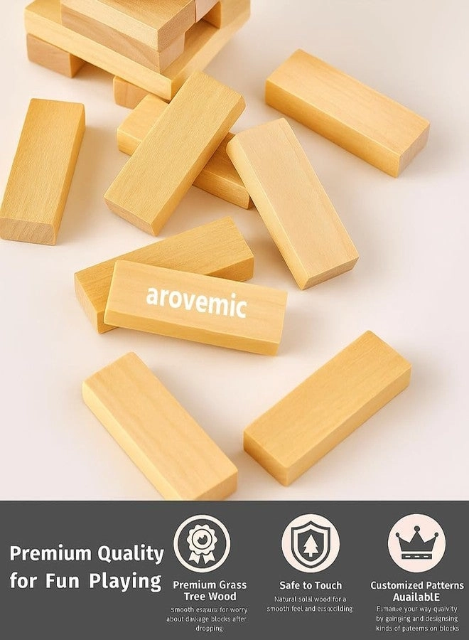 Wooden Block Tower - 39 pcs