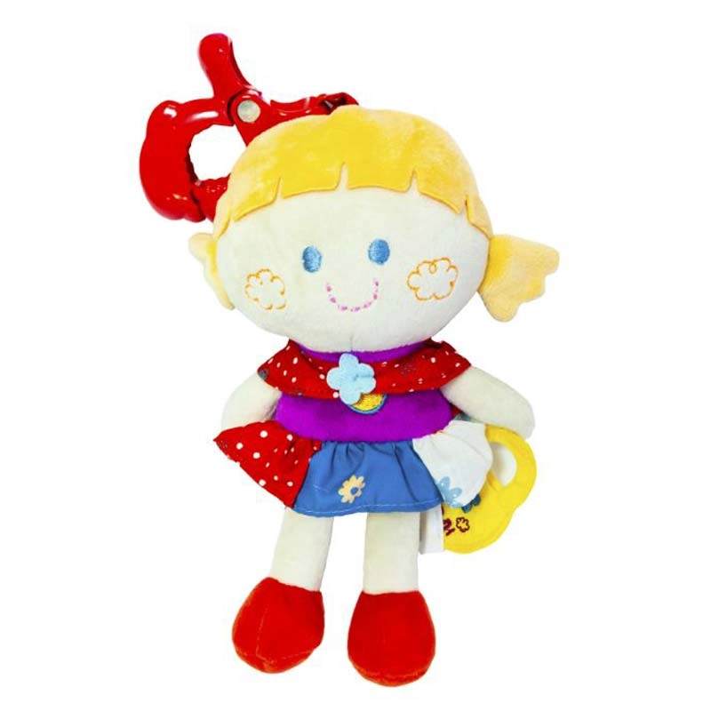 Soft Rattle Plush Toy - 3 to 24 Months fabric