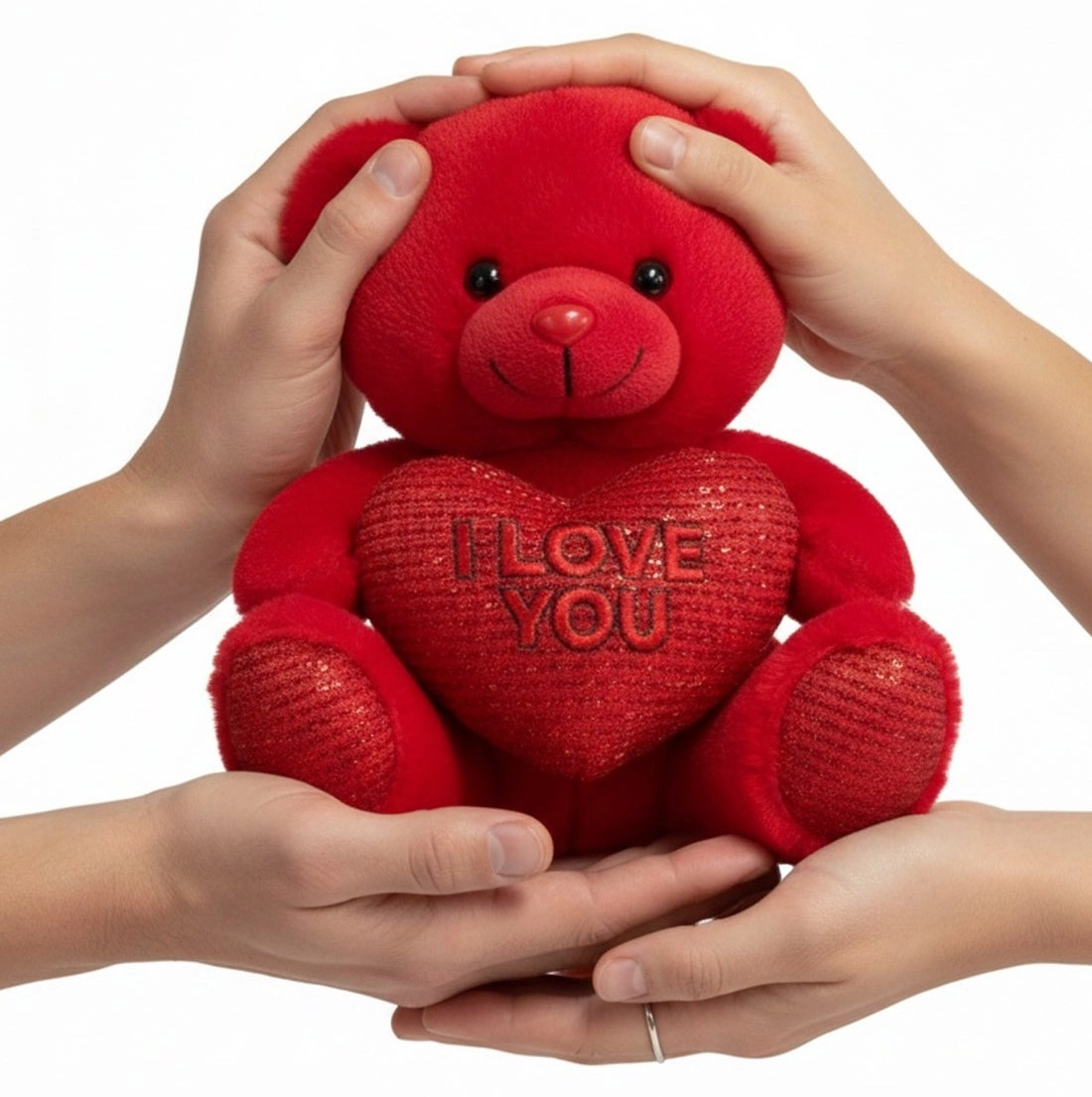 Toy Land Teddy Bear I Love You Heart - 40 cm