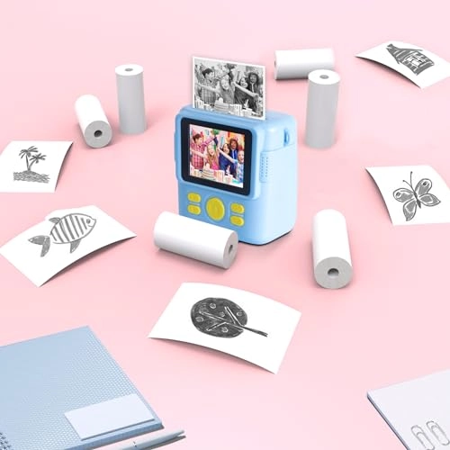 Instant Print Paper Rolls - 12 Rolls 2.2in × 20ft