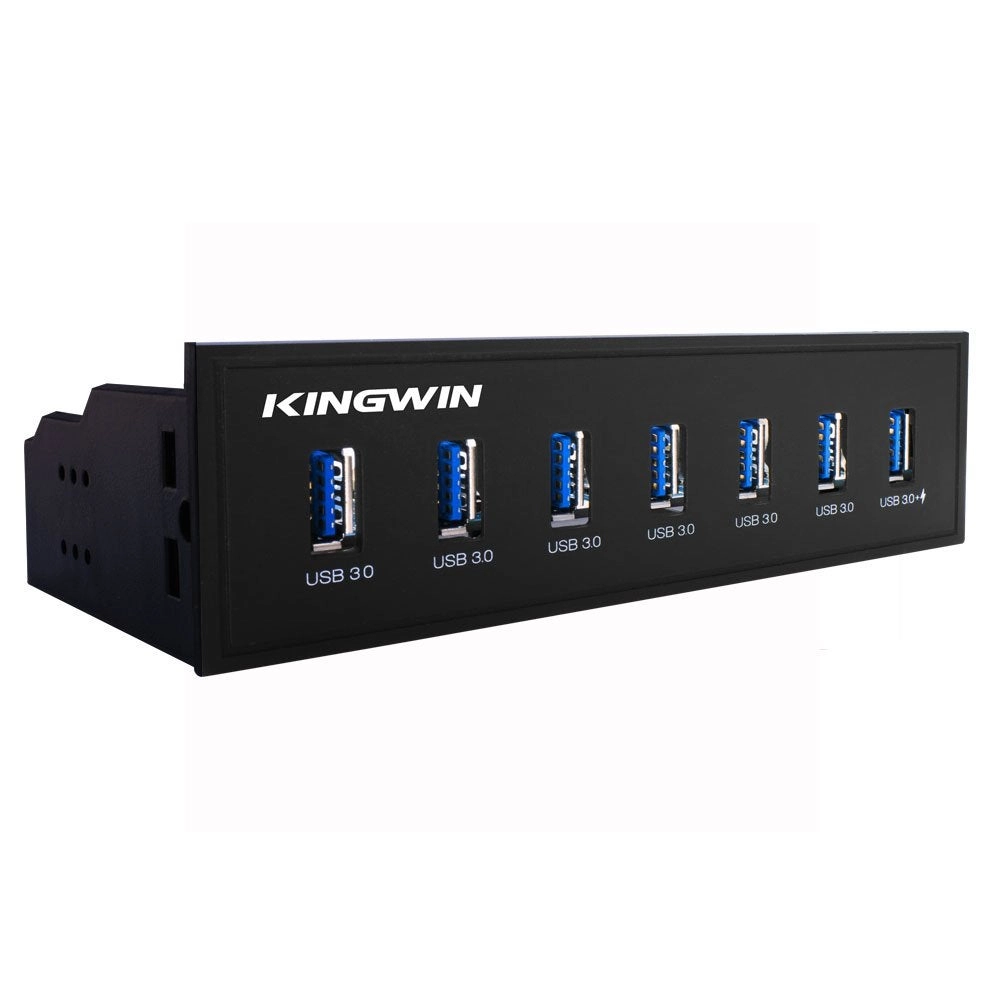 USB 3.0 Hub - Front Panel 7 Port 2.1A Fast Charging