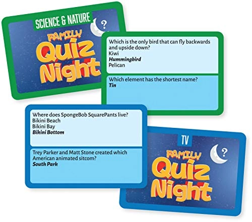 Family Quiz Night - Trivia Board Game 1200 Questions
