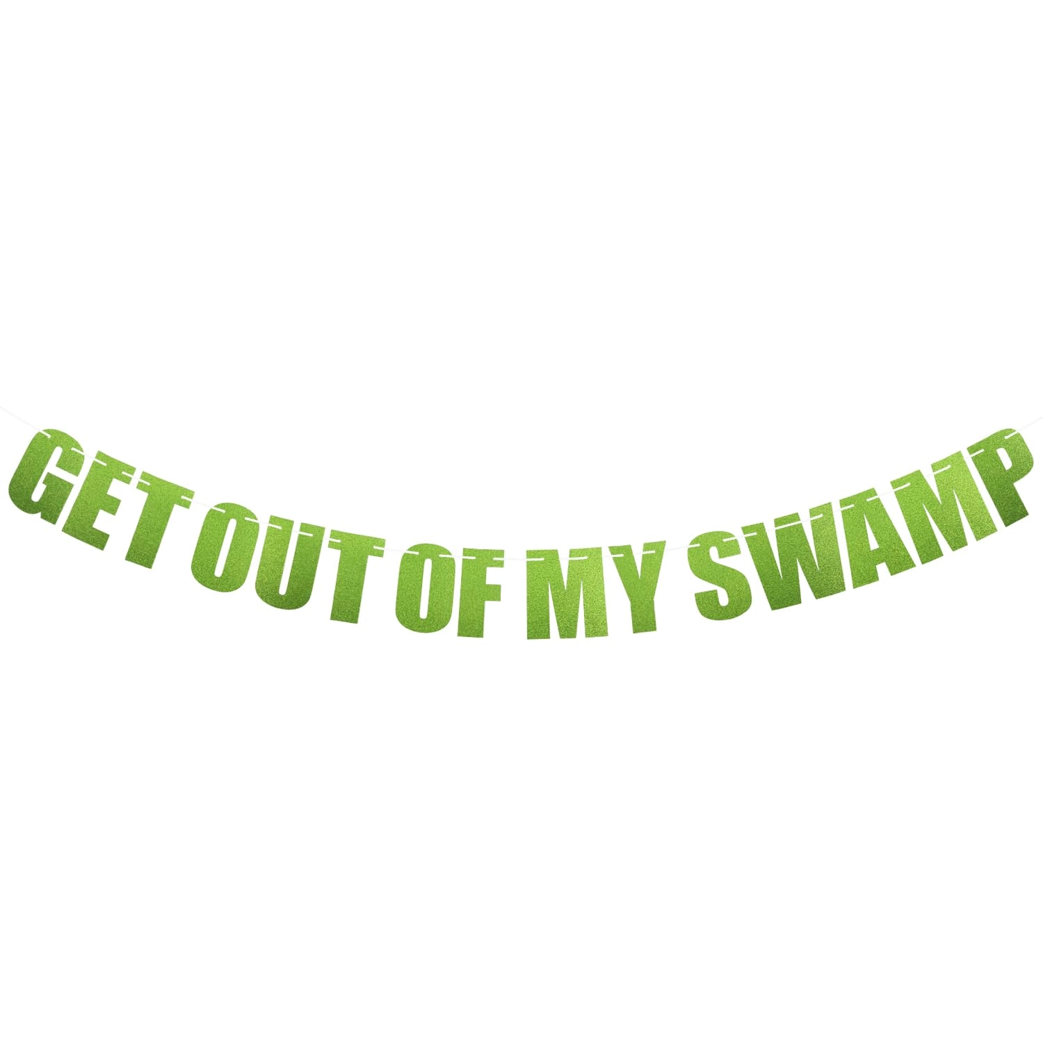 Gosknor Get Out of My Swamp Banner - 1 set Birthday