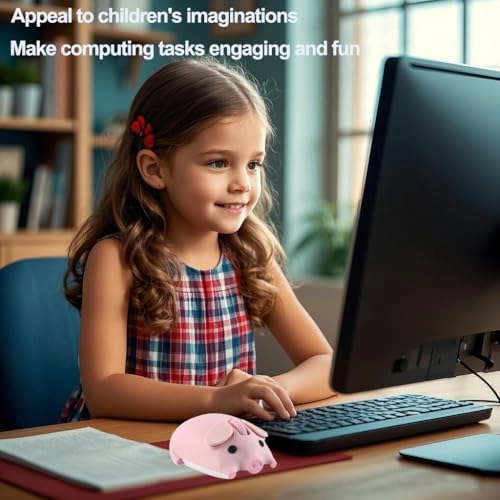 Cute Pig Wireless Mouse - Wireless