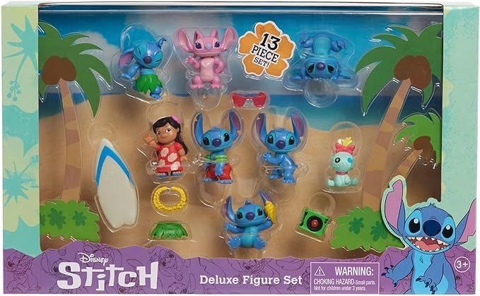 Lilo & Stitch Deluxe Figure Set (SW-46259) 13 pcs