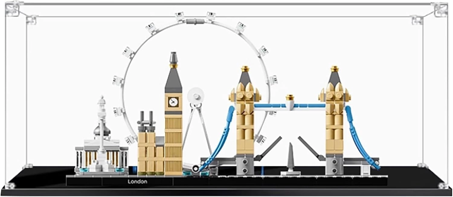 Lego Acrylic Display Case - 3mm Dustproof Compatible with 21034 30x10x20CM