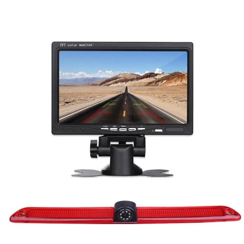 Rear View Mirror - 4.3 inch 800x480 + Brake Light Reversing Camera - Night vision 520 TV lines