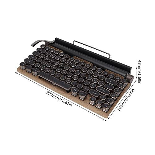Ergonomic Wireless Rechargeable Bluetooth Keyboard - Wired/Wireless