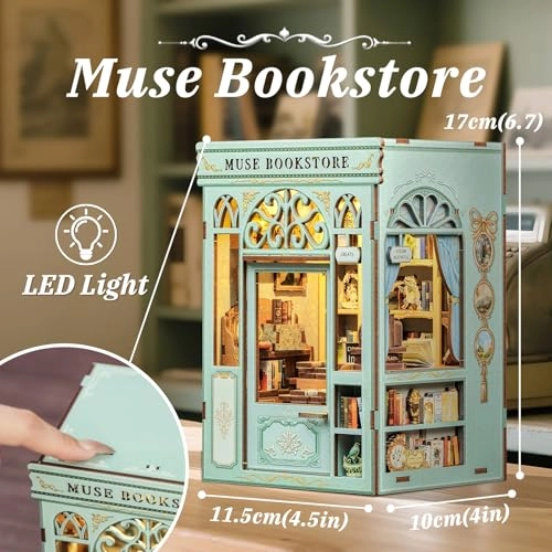 Book Nook Kit - Muse Bookstore 1:12 Scale