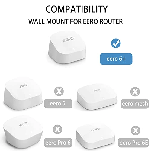 Screwless Wall Mount Bracket - 3 piece(s) eero 6+ Wifi