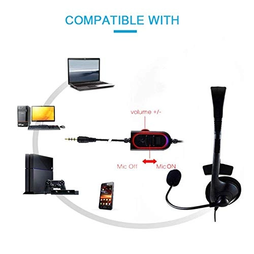 Computer Headset Wired Headset