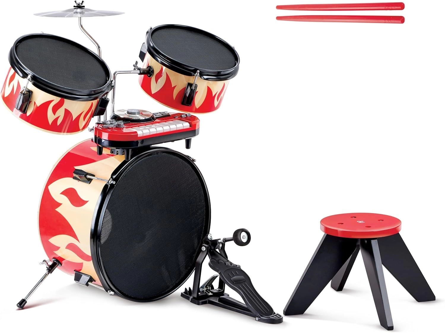 Hape Cool Beats Drums And Piano Set - 3 +
