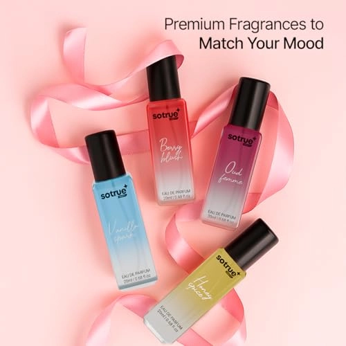 Berry Blush + Honey Spice + Oud Femme + Vanilla Spark - Eau De Parfum 4 x 20 ml