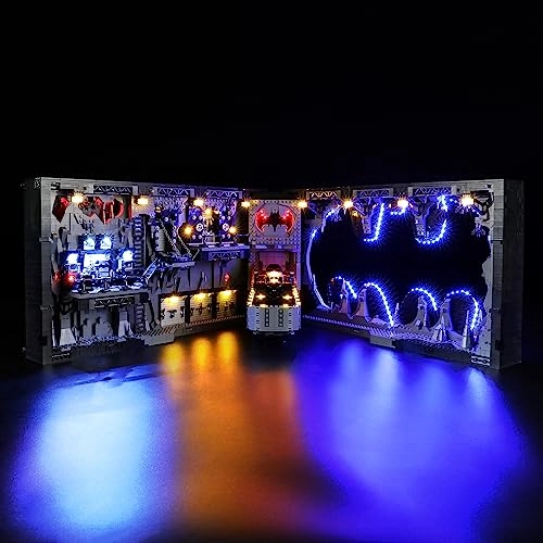 Light Set for 76252 Bath Cave - 3 USB light kits Battery compartment