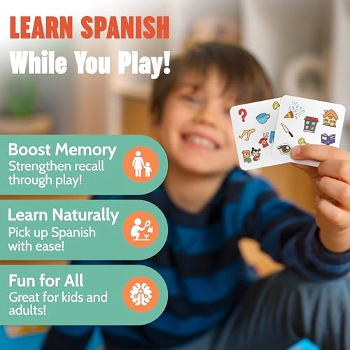 Spanish Memory Game - 4 years and up