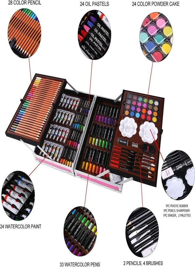 Professional Art Kit - 145-piece