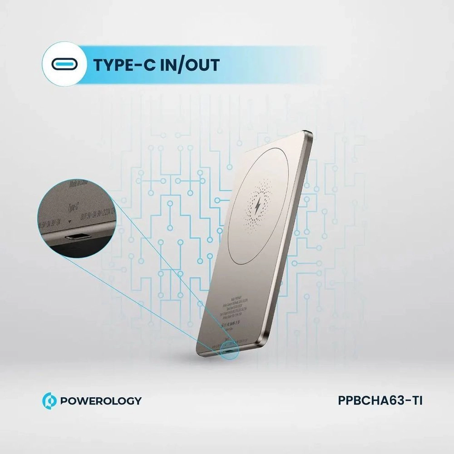 PPBCHA63-GY - 5000mAh 15W