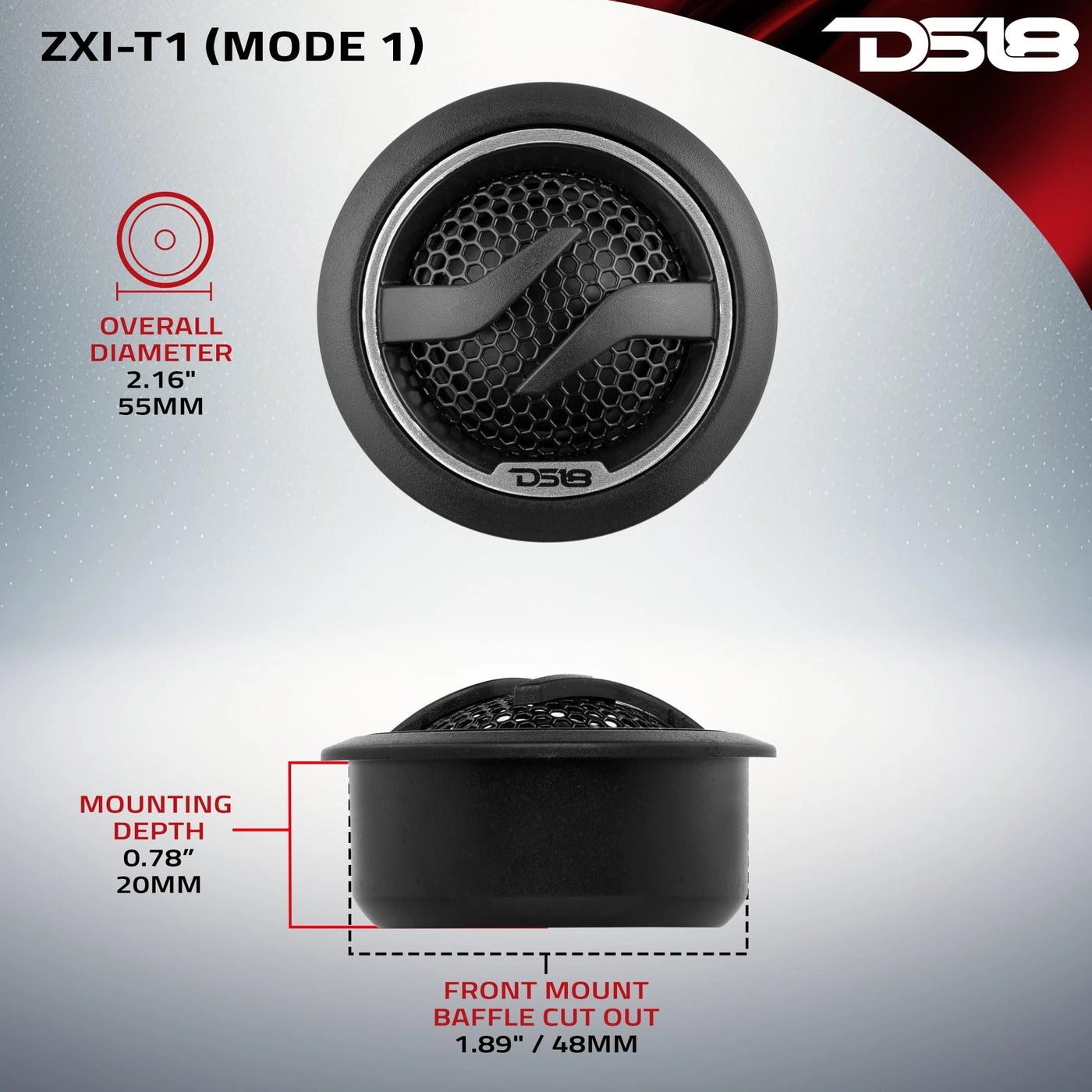 ZXI-T1 - 1.7 Inches Pei Dome