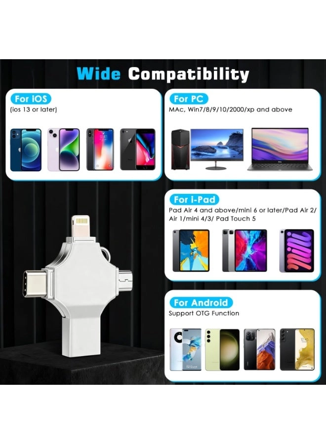 USB Flash Drive - USB 3.0 4-in-1