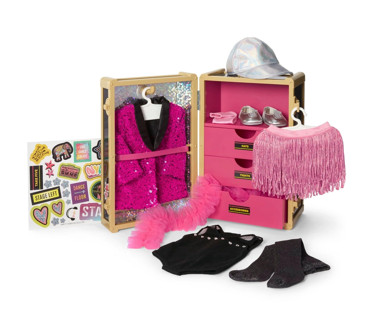 American Girl Kavi Sharma Doll - 18-inch Backstage Trunk 10+ Pieces Ages 8+