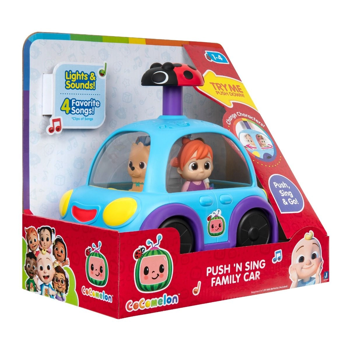 Vehicle Push N Sing - Multi Colour 3+