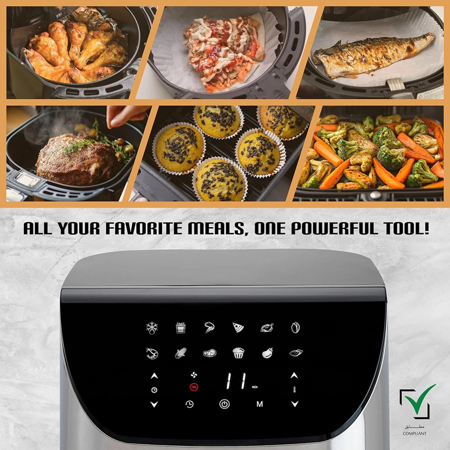 Non Stick Air Fryer JT-116