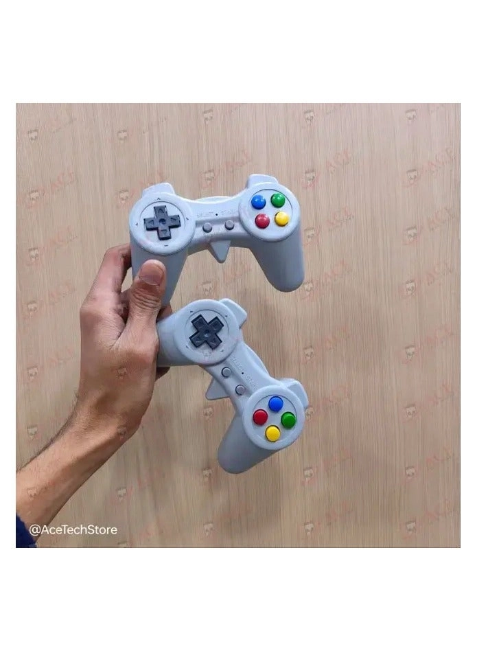 Mini TV Gaming Console - 800+ Built-in Classic Games Dual Wireless Controllers