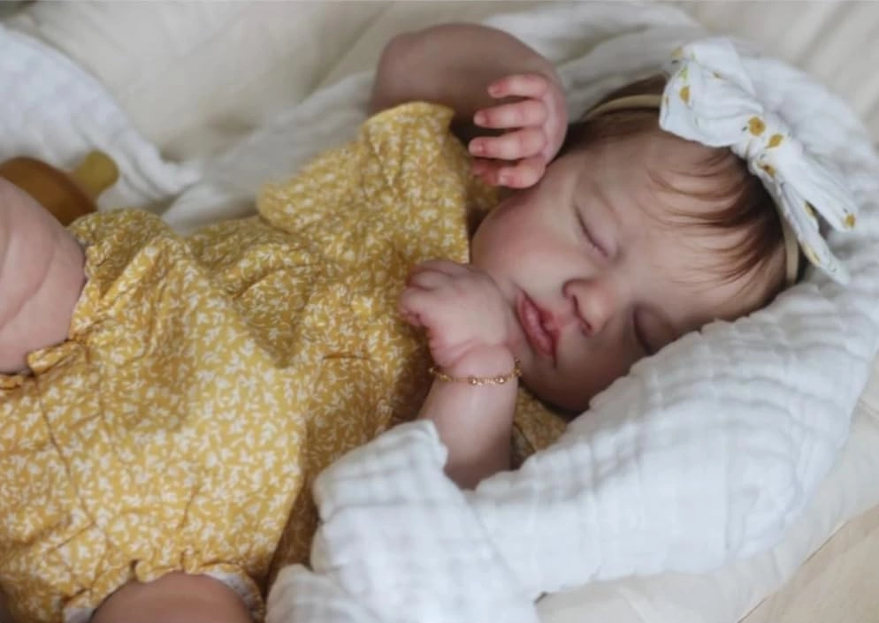 Loulou Reborn Baby Doll - 20 inch Full Body Vinyl Girl Ages 3+