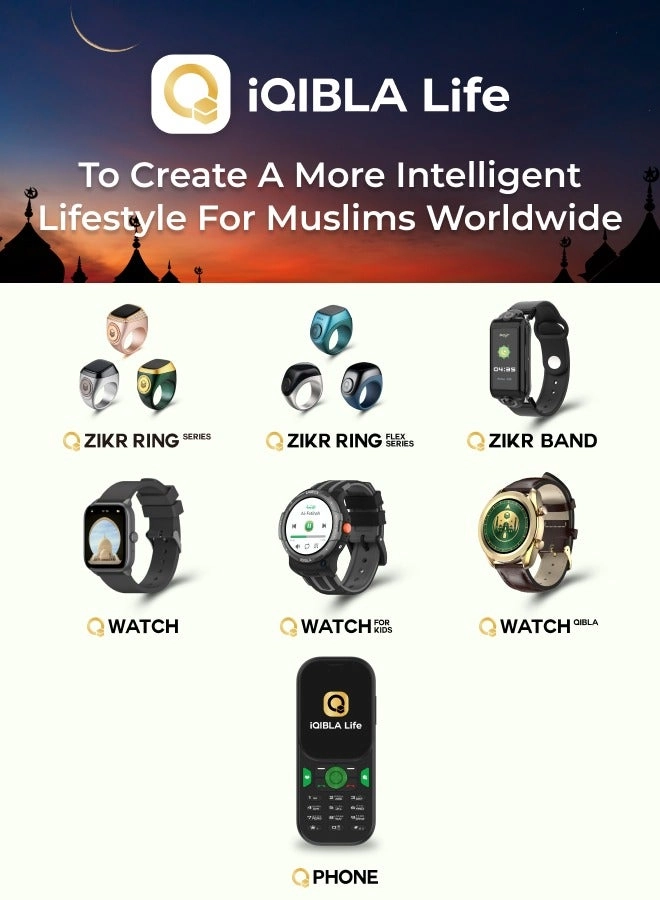 Zikr Ring - OLED 7 Days Pink