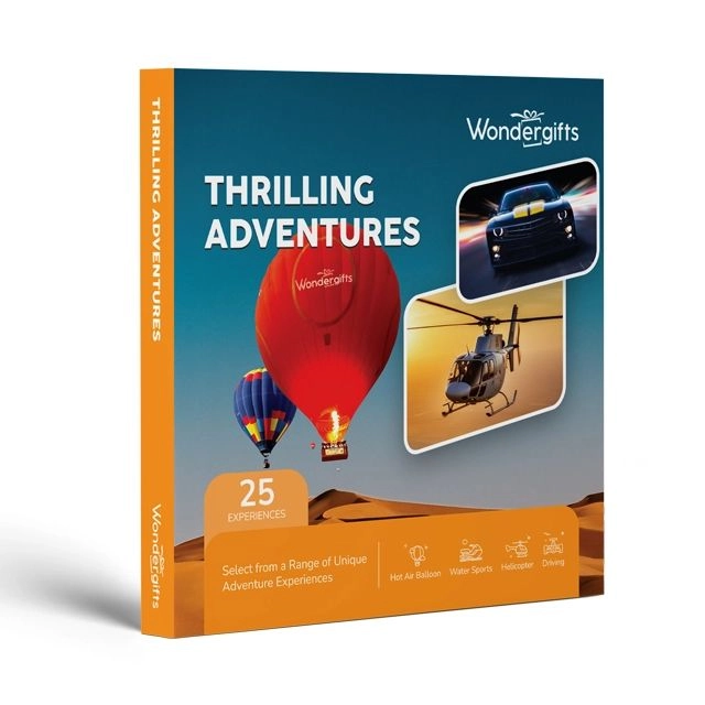 WONDERGIFTS Thrilling Adventures Gift Box - Over 25 experiences 1-2 people
