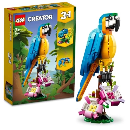 Creator 3 in 1 Exotic Parrot (31136) - Animal Figures Multi-color
